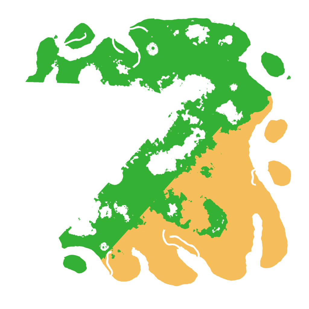 Biome Rust Map: Procedural Map, Size: 3850, Seed: 2