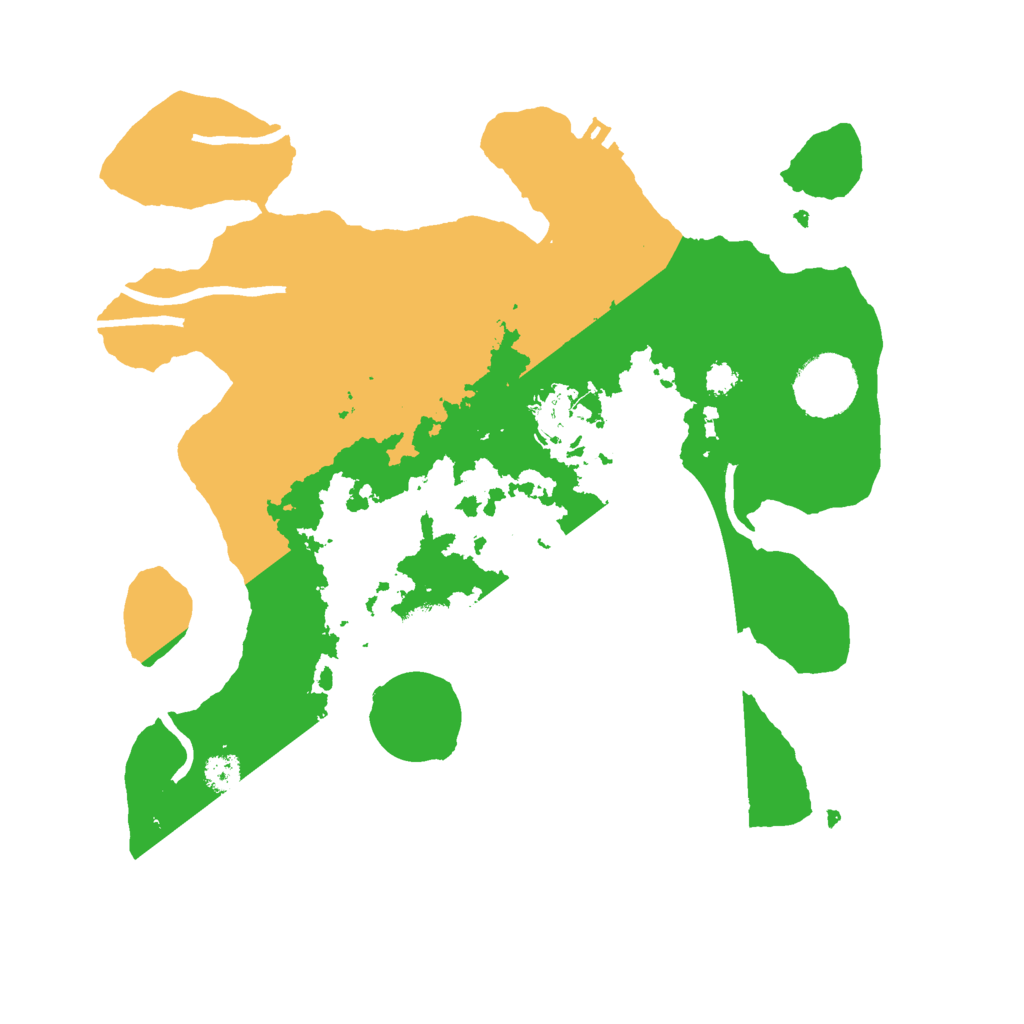 Biome Rust Map: Procedural Map, Size: 3000, Seed: 13500