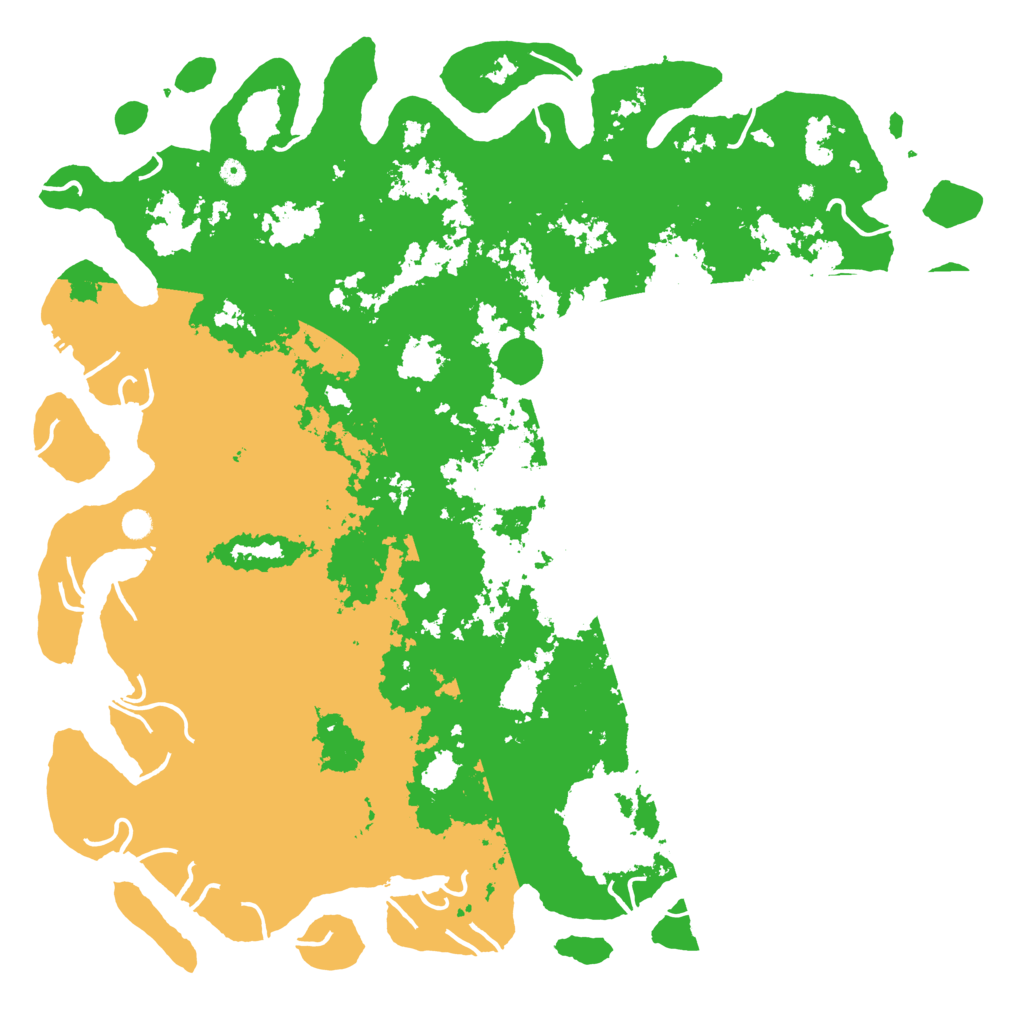 Biome Rust Map: Procedural Map, Size: 6000, Seed: 948474