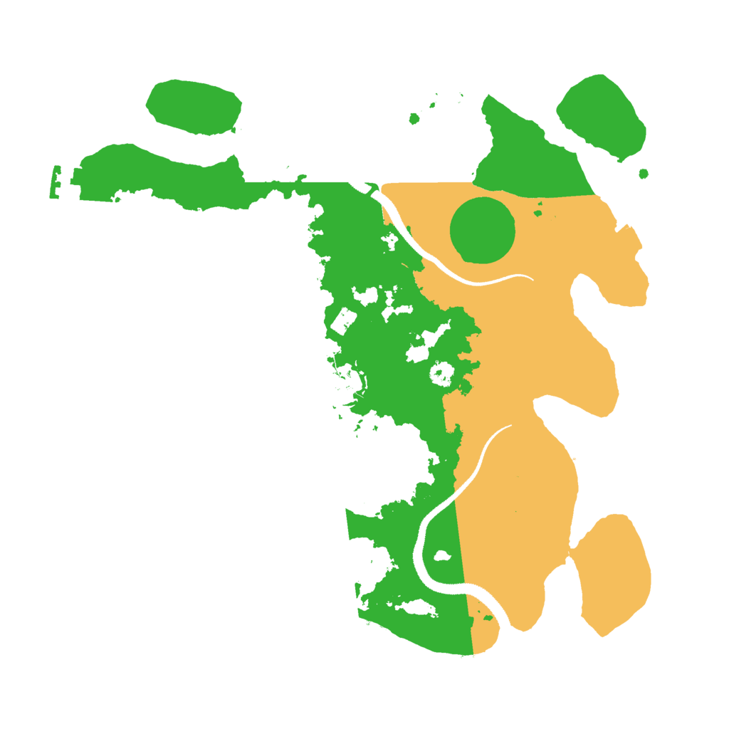Biome Rust Map: Procedural Map, Size: 3000, Seed: 1744670570