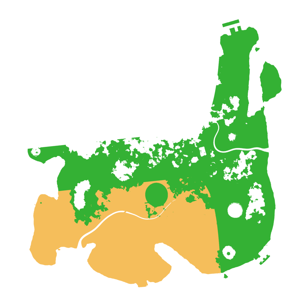 Biome Rust Map: Procedural Map, Size: 3550, Seed: 617050