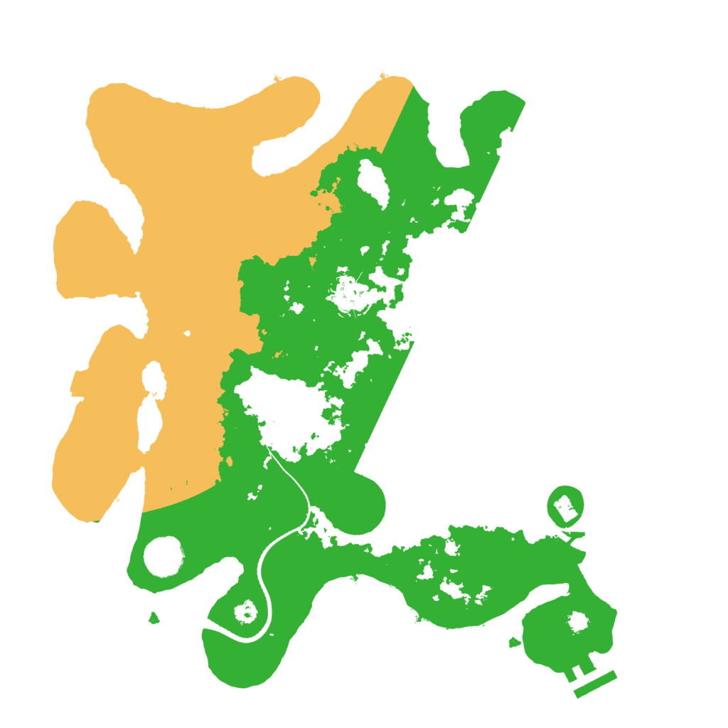 Biome Rust Map: Procedural Map, Size: 3250, Seed: 4497026