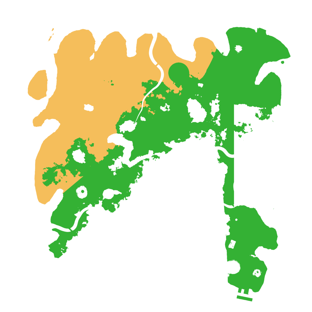 Biome Rust Map: Procedural Map, Size: 4000, Seed: 662830667