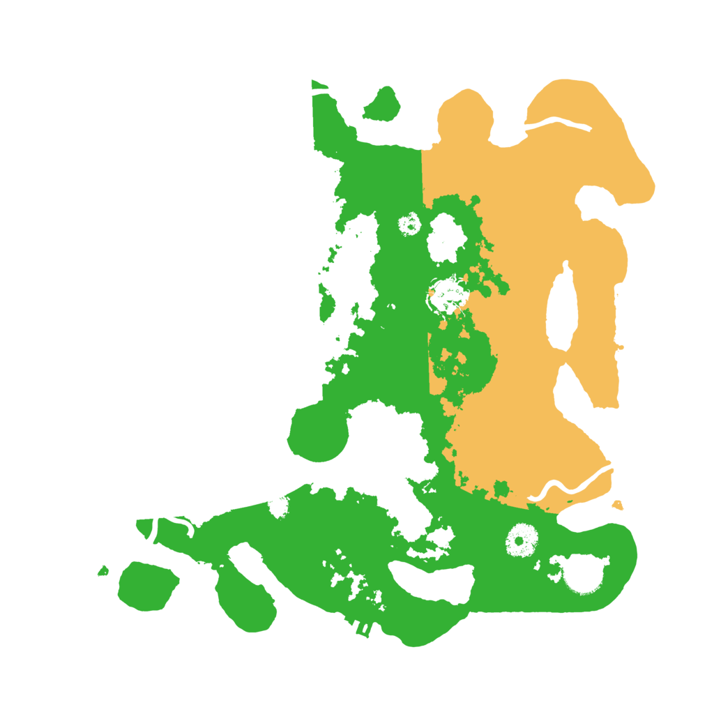 Biome Rust Map: Procedural Map, Size: 3250, Seed: 4448623