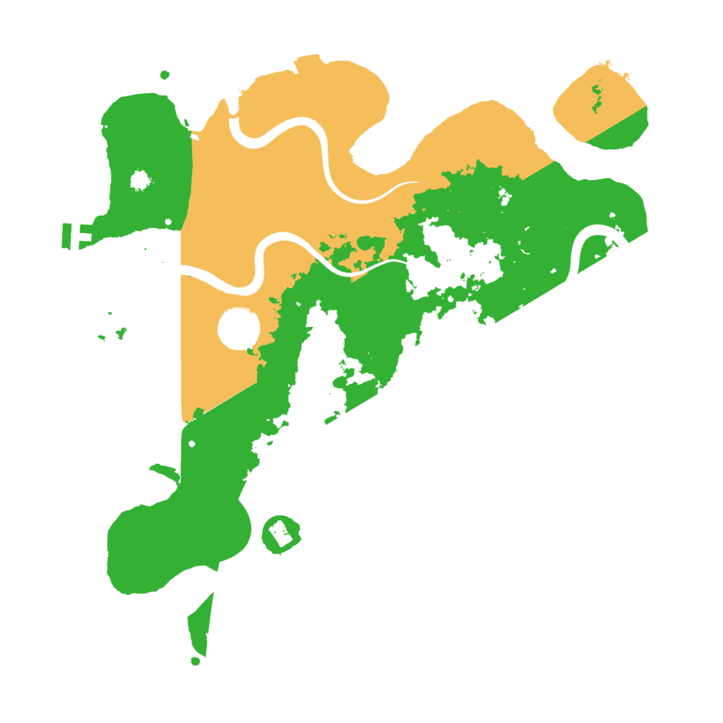Biome Rust Map: Procedural Map, Size: 3250, Seed: 546238