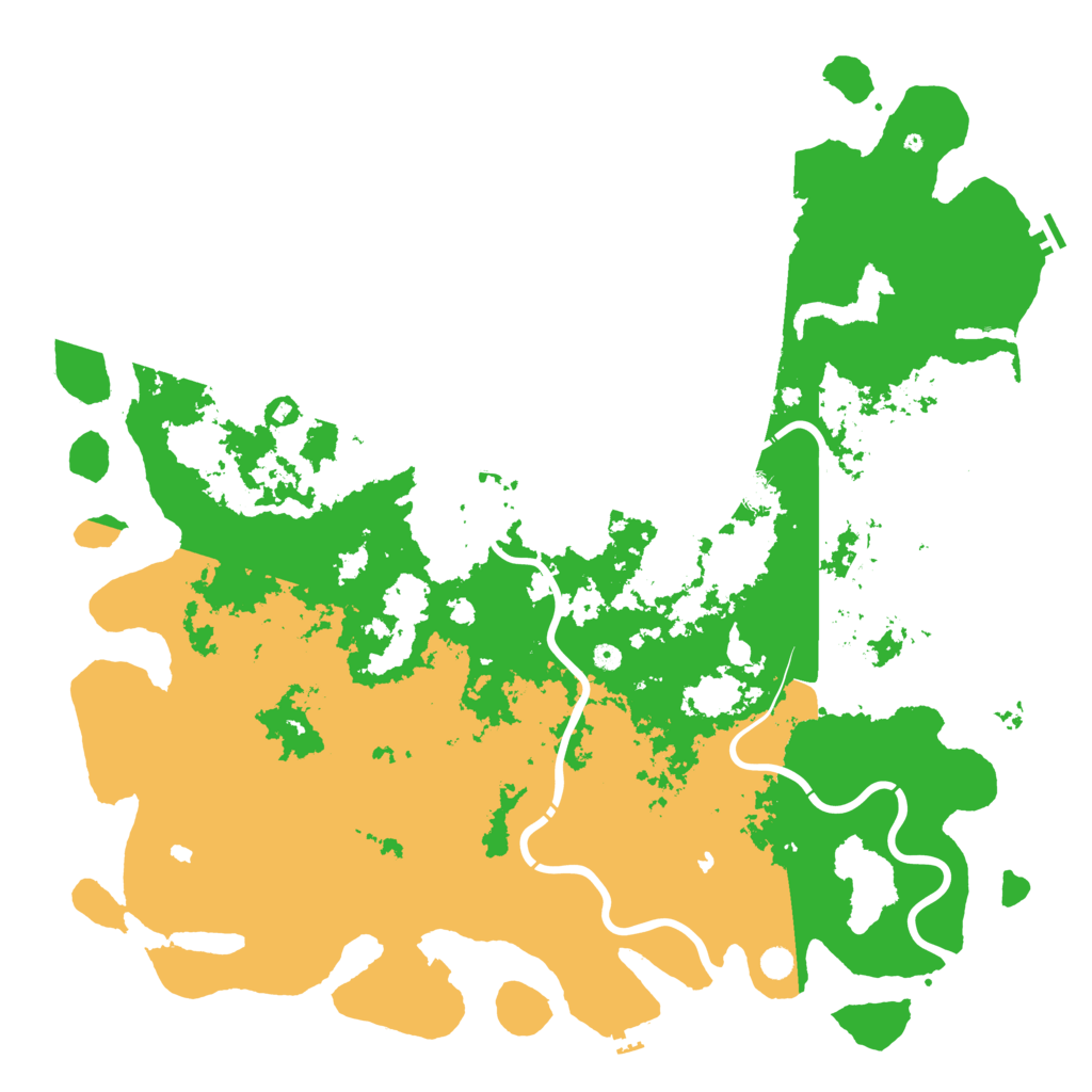 Biome Rust Map: Procedural Map, Size: 6000, Seed: 475793