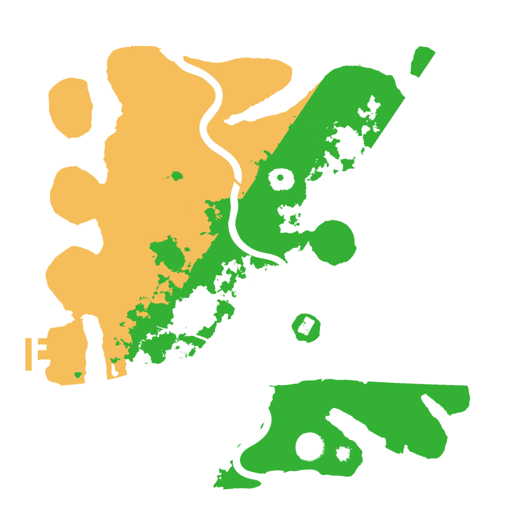 Biome Rust Map: Procedural Map, Size: 3250, Seed: 3895862