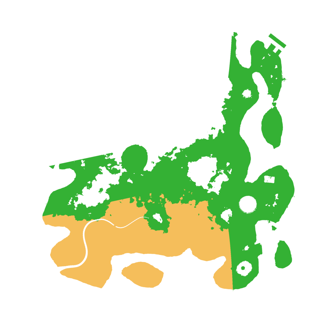 Biome Rust Map: Procedural Map, Size: 3250, Seed: 2824249