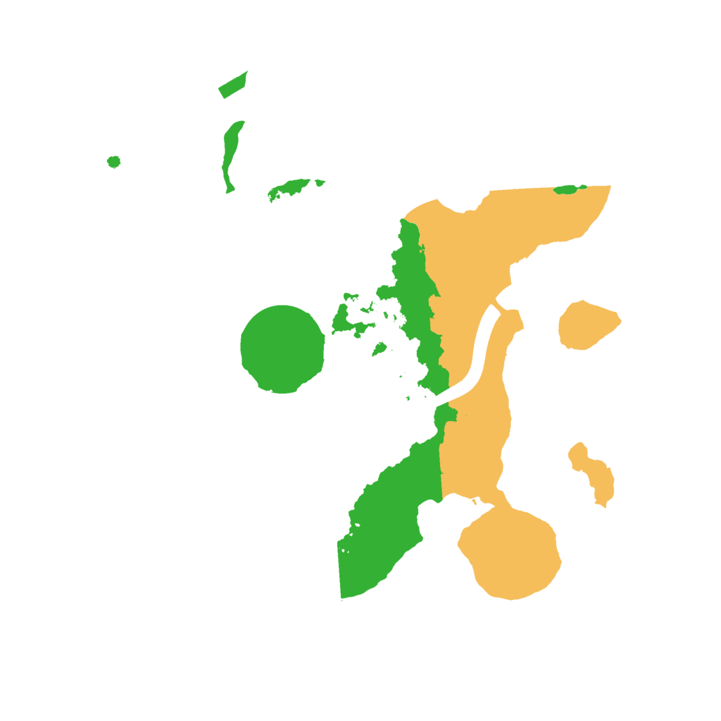 Biome Rust Map: Procedural Map, Size: 2300, Seed: 100