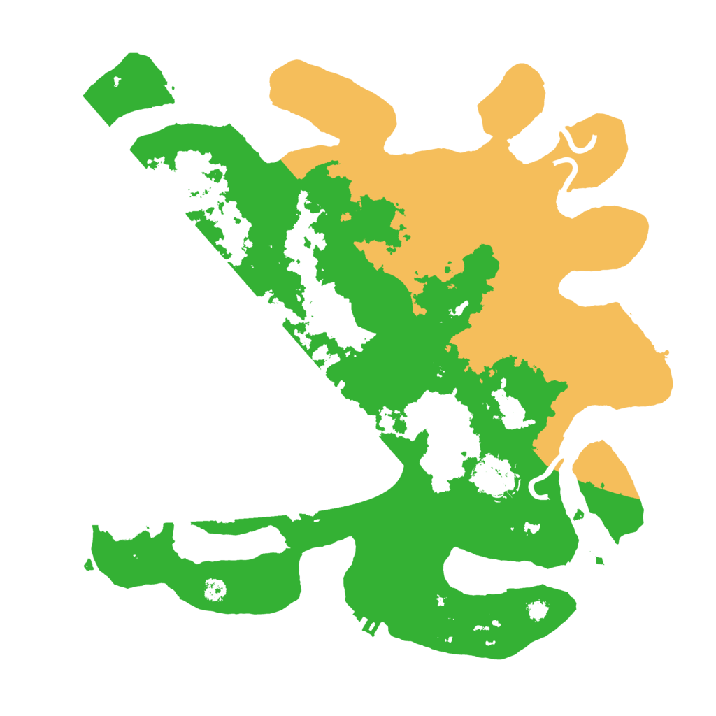 Biome Rust Map: Procedural Map, Size: 3250, Seed: 2389100