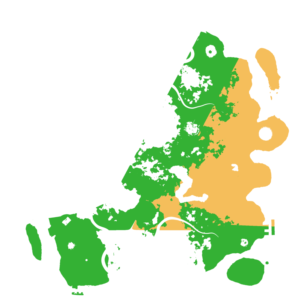 Biome Rust Map: Procedural Map, Size: 4000, Seed: 42619002
