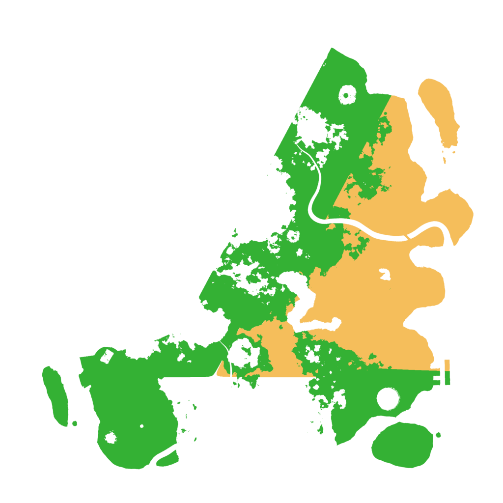 Biome Rust Map: Procedural Map, Size: 4000, Seed: 42619002