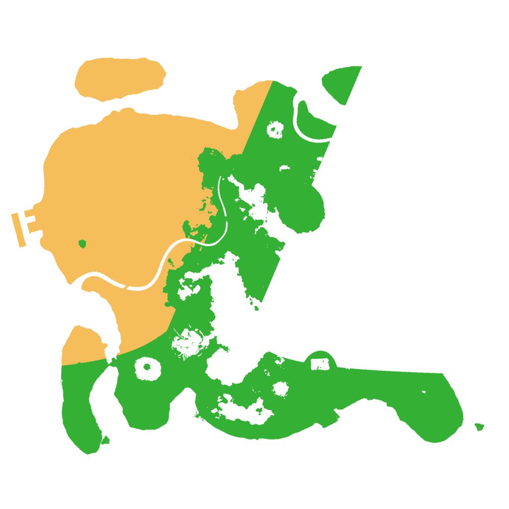 Biome Rust Map: Procedural Map, Size: 3000, Seed: 761898551