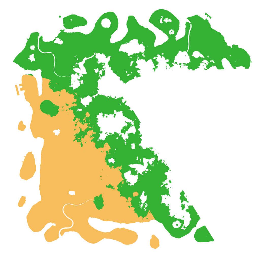 Biome Rust Map: Procedural Map, Size: 5000, Seed: 8017167