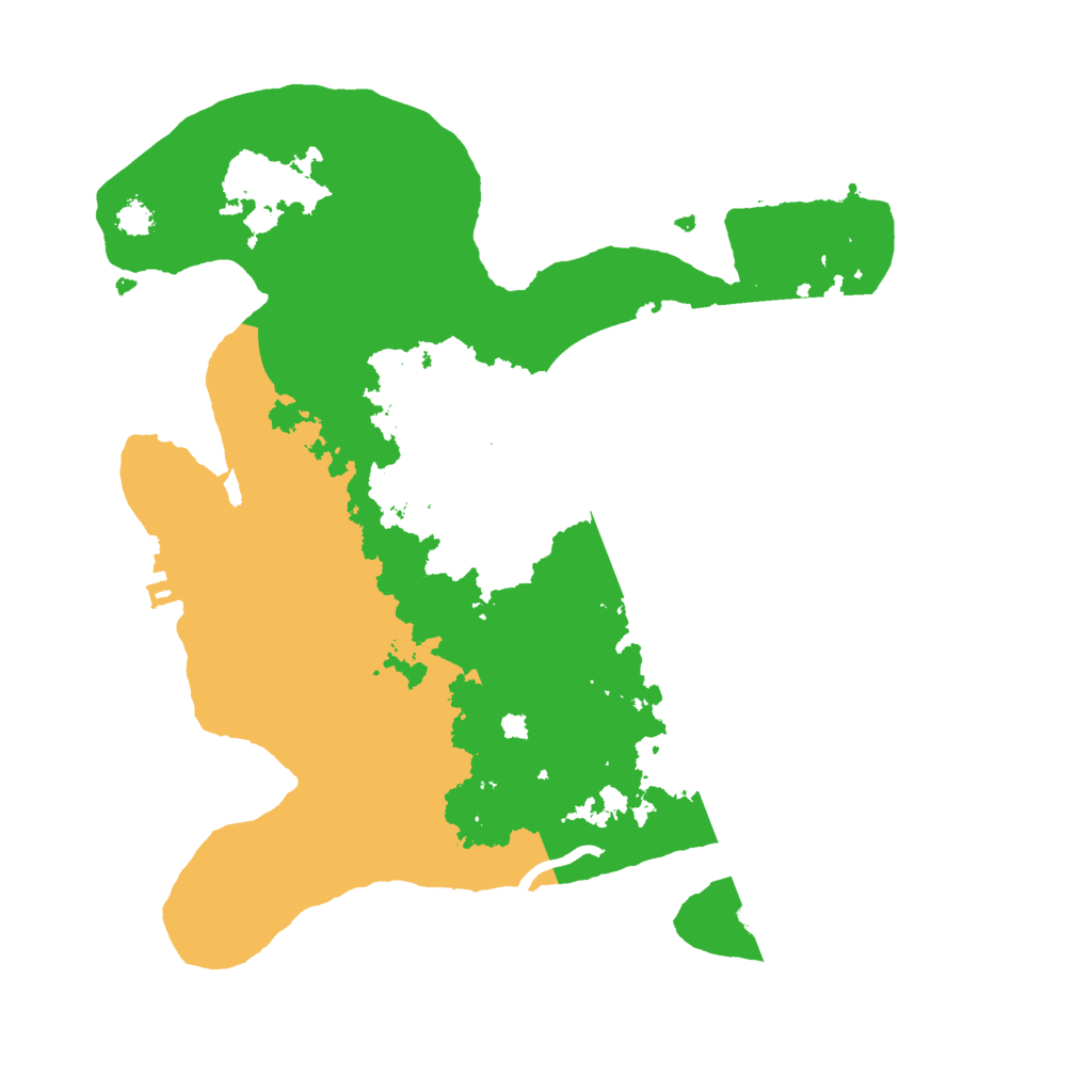 Biome Rust Map: Procedural Map, Size: 2800, Seed: 2143243646