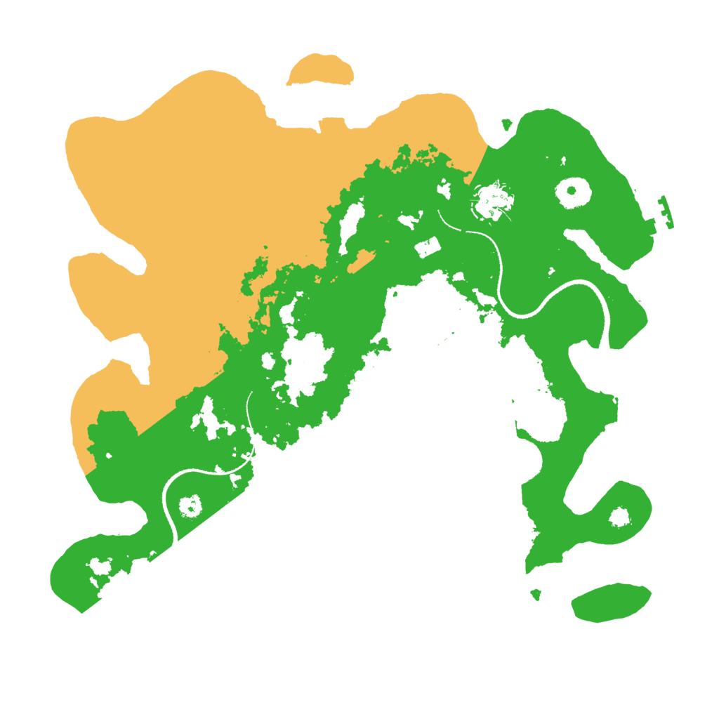 Biome Rust Map: Procedural Map, Size: 3250, Seed: 3251407