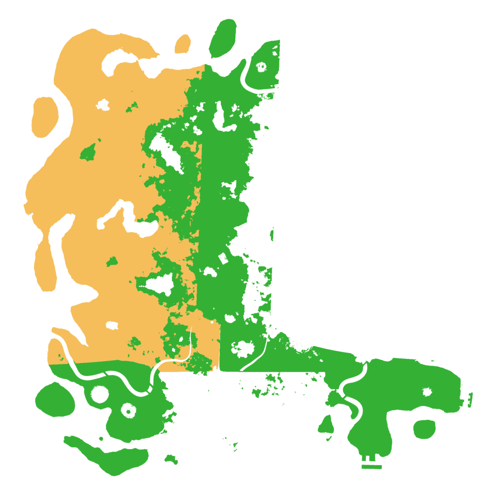 Biome Rust Map: Procedural Map, Size: 5000, Seed: 84932