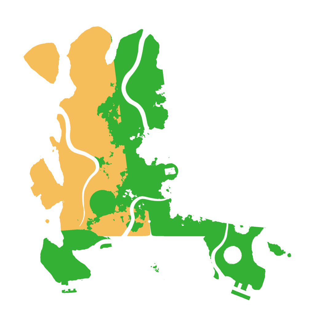 Biome Rust Map: Procedural Map, Size: 3250, Seed: 2638673