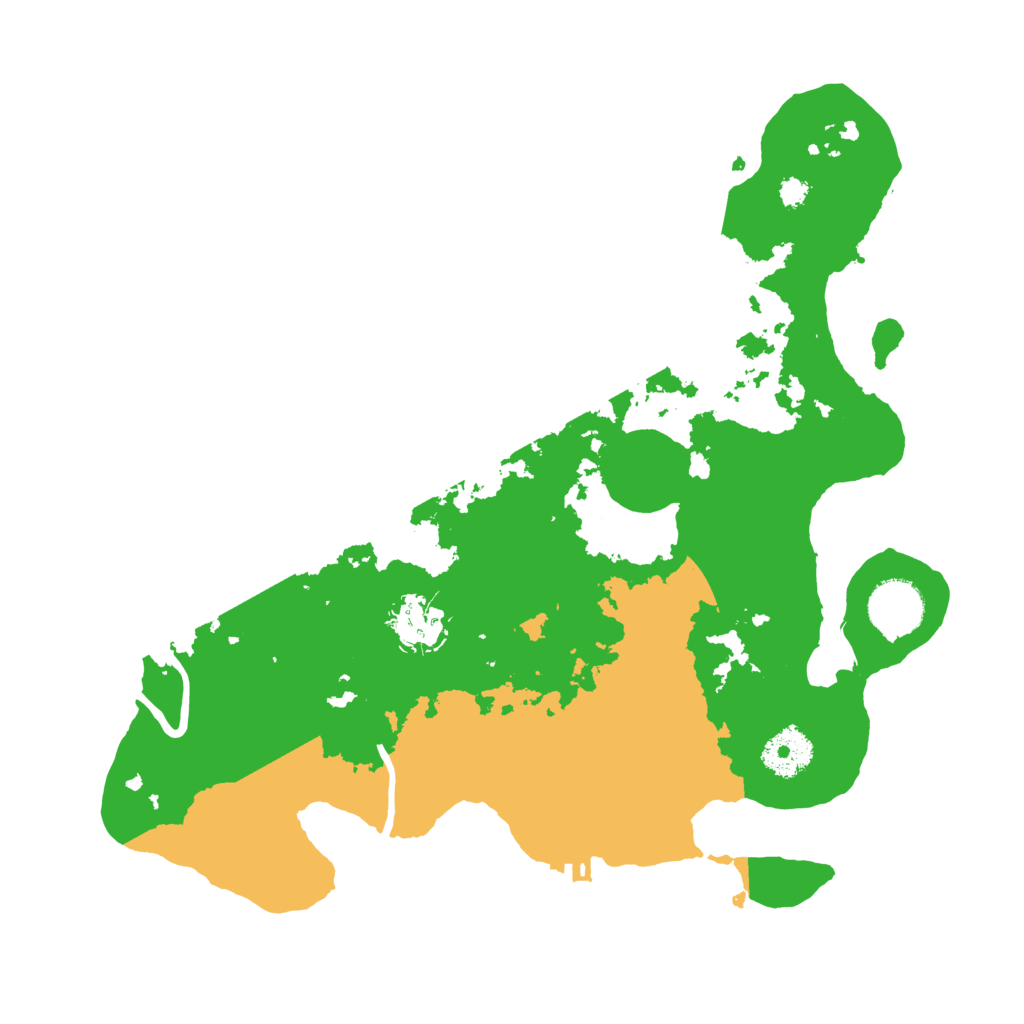 Biome Rust Map: Procedural Map, Size: 3250, Seed: 1666255