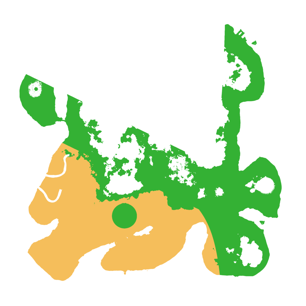 Biome Rust Map: Procedural Map, Size: 3250, Seed: 3994121