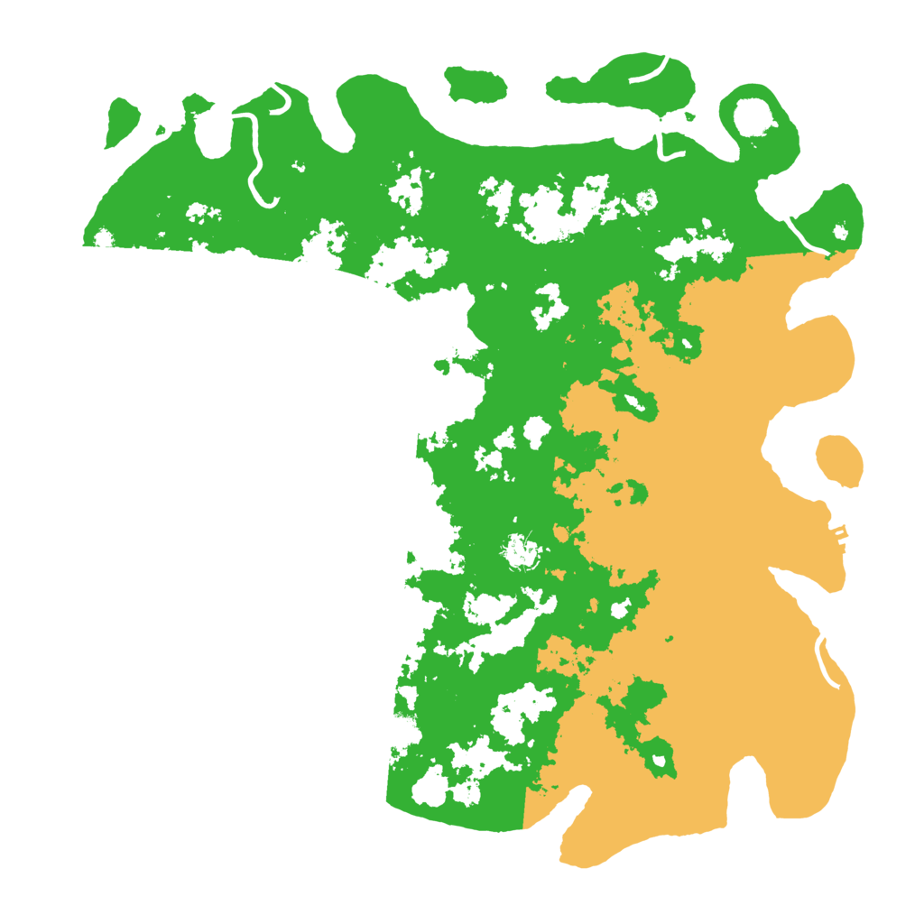 Biome Rust Map: Procedural Map, Size: 4500, Seed: 406396439