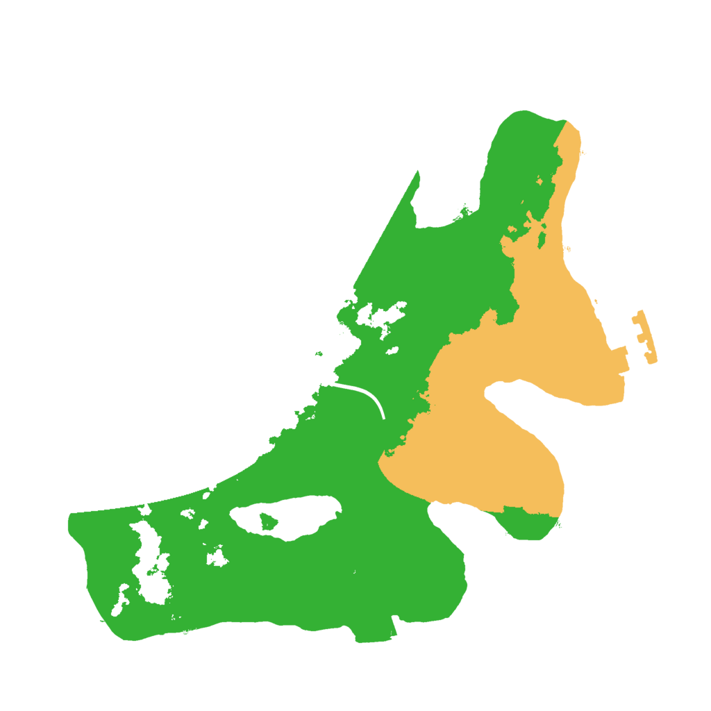 Biome Rust Map: Procedural Map, Size: 2000, Seed: 22848087