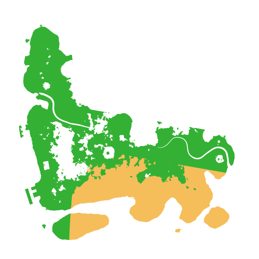 Biome Rust Map: Procedural Map, Size: 3250, Seed: 1383209