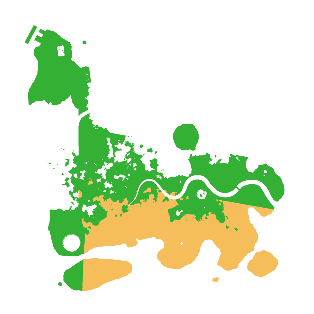 Biome Rust Map: Procedural Map, Size: 3250, Seed: 1383209