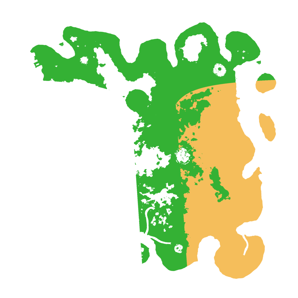 Biome Rust Map: Procedural Map, Size: 3555, Seed: 100