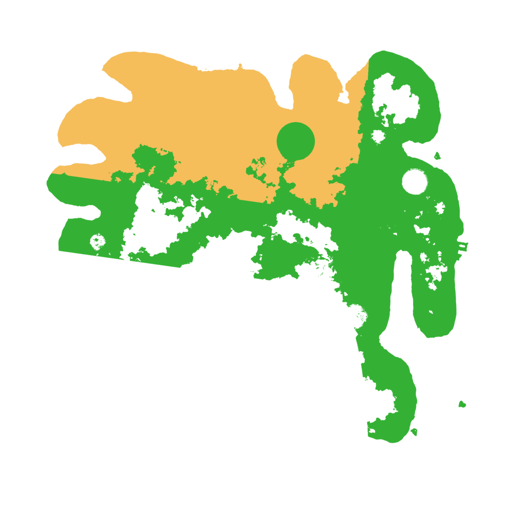 Biome Rust Map: Procedural Map, Size: 3500, Seed: 177777