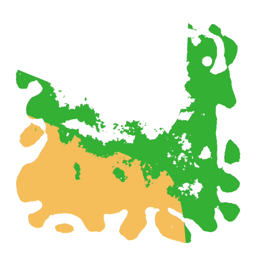 Biome Rust Map: Barren, Size: 4500, Seed: 958660