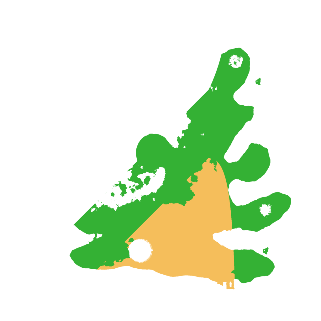 Biome Rust Map: Procedural Map, Size: 2500, Seed: 855039978