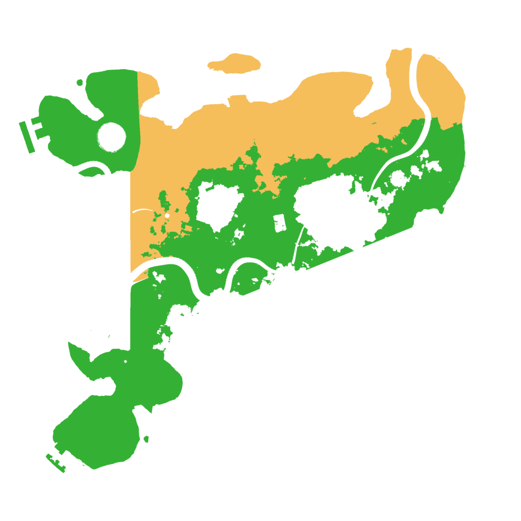 Biome Rust Map: Procedural Map, Size: 3250, Seed: 3880644