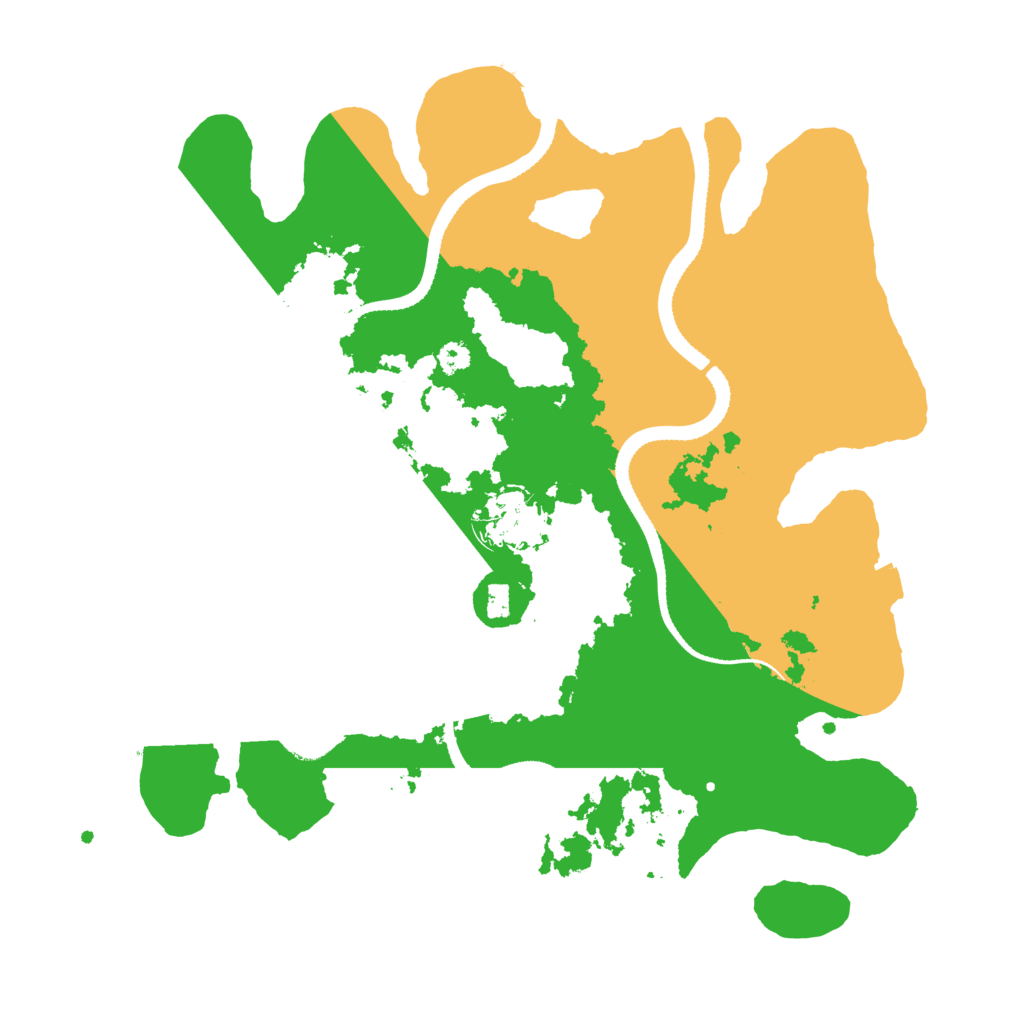 Biome Rust Map: Procedural Map, Size: 3250, Seed: 2983097
