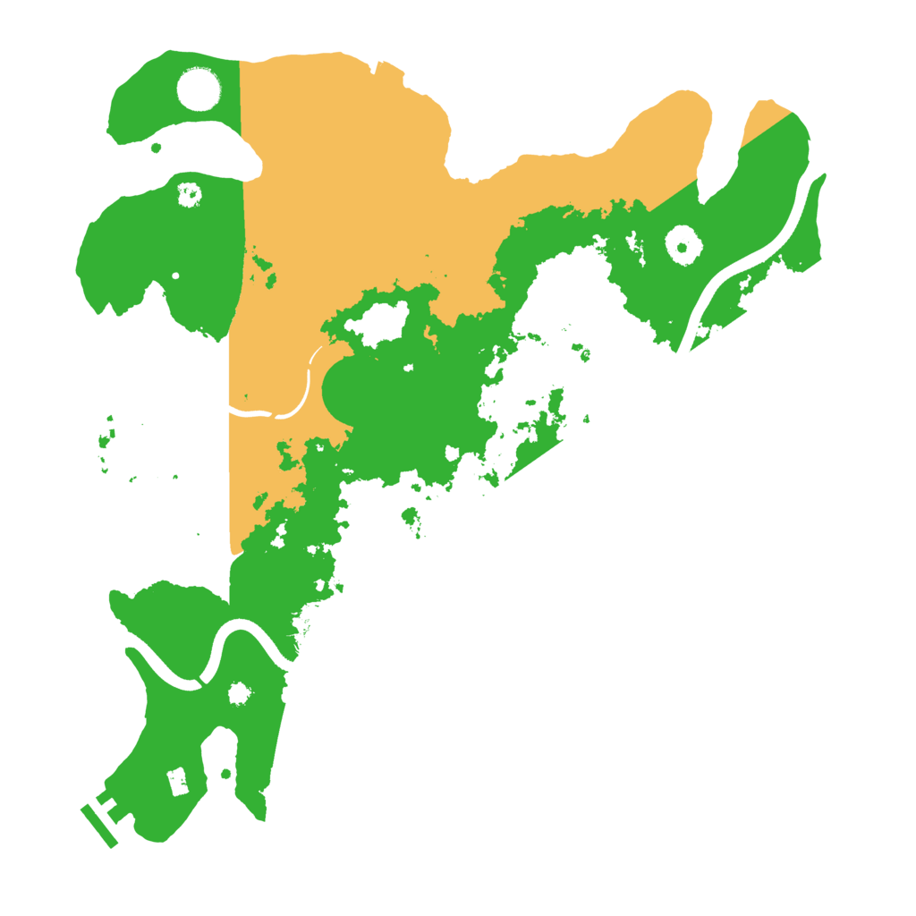 Biome Rust Map: Procedural Map, Size: 3700, Seed: 1970230432