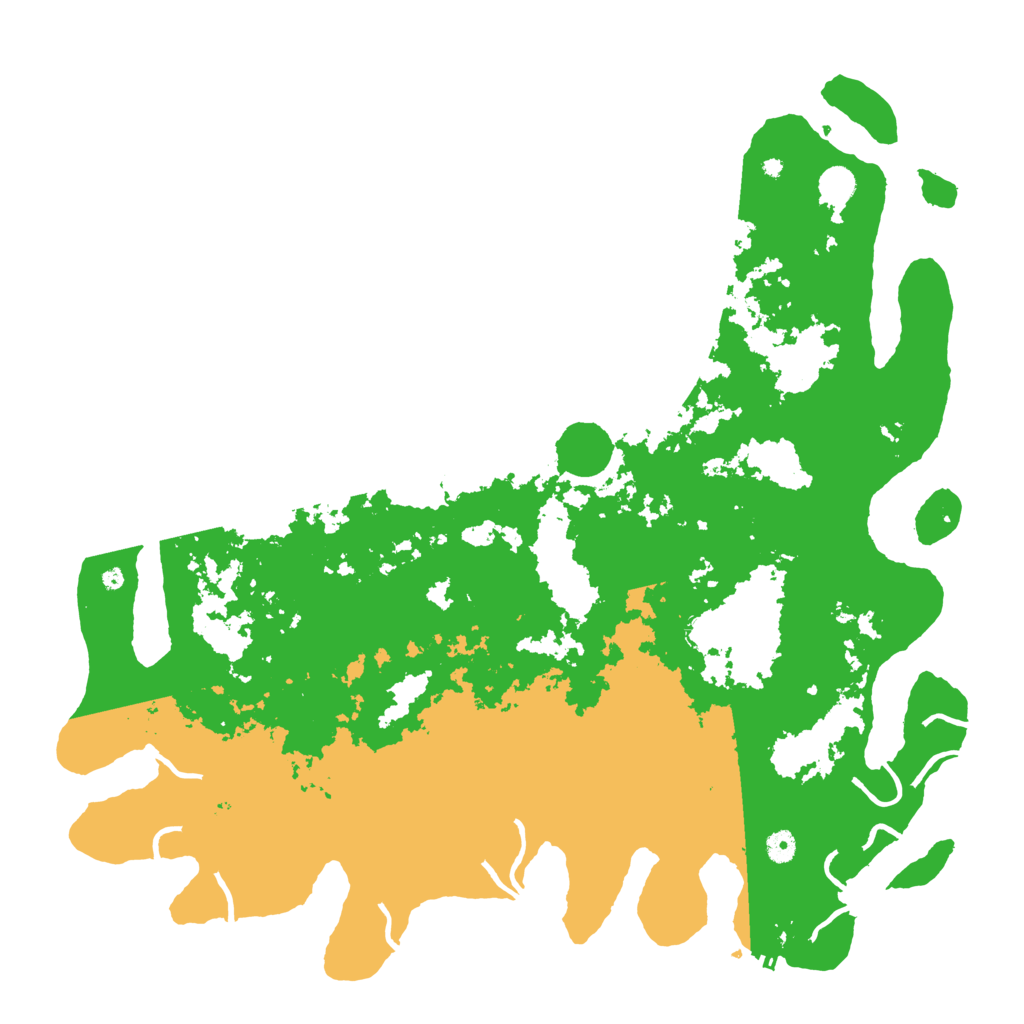 Biome Rust Map: Procedural Map, Size: 5000, Seed: 599740467