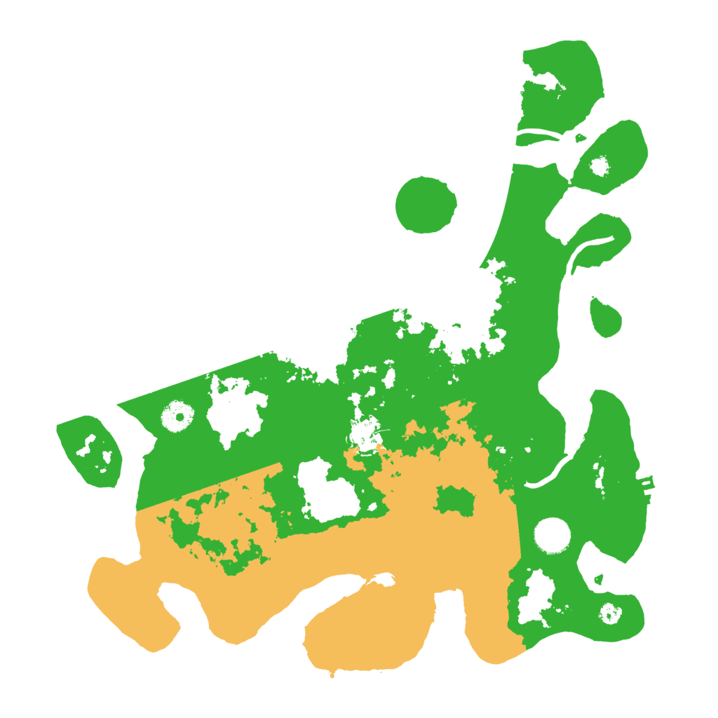 Biome Rust Map: Procedural Map, Size: 3500, Seed: 504770368