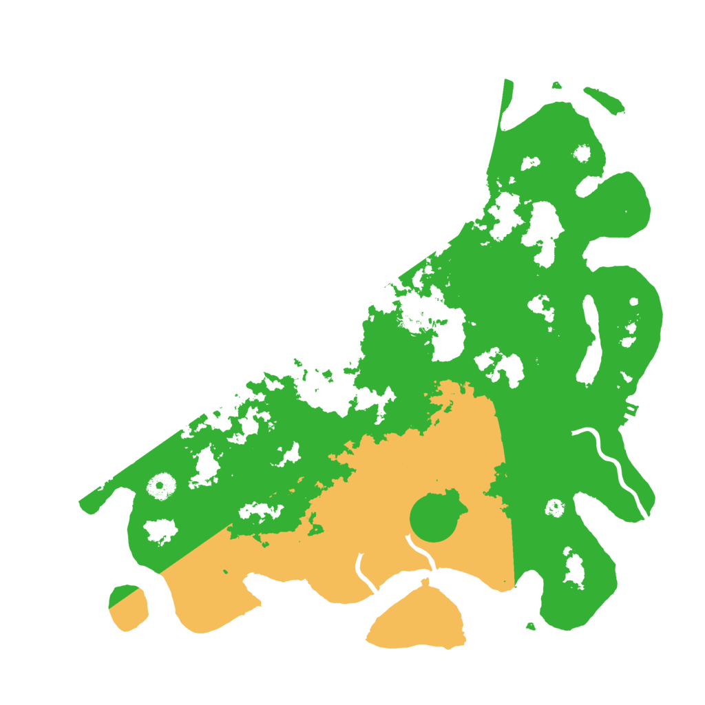 Biome Rust Map: Procedural Map, Size: 3900, Seed: 45872