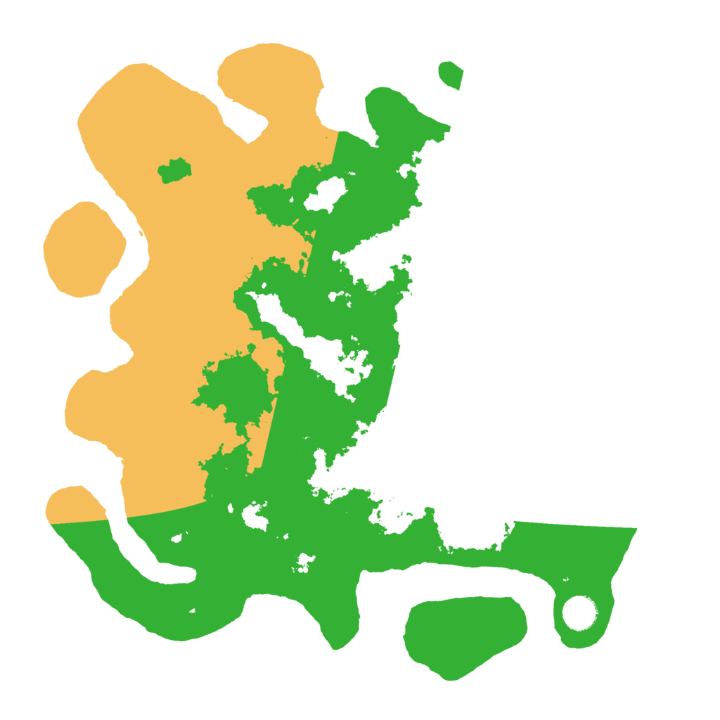 Biome Rust Map: Barren, Size: 3700, Seed: 3463451