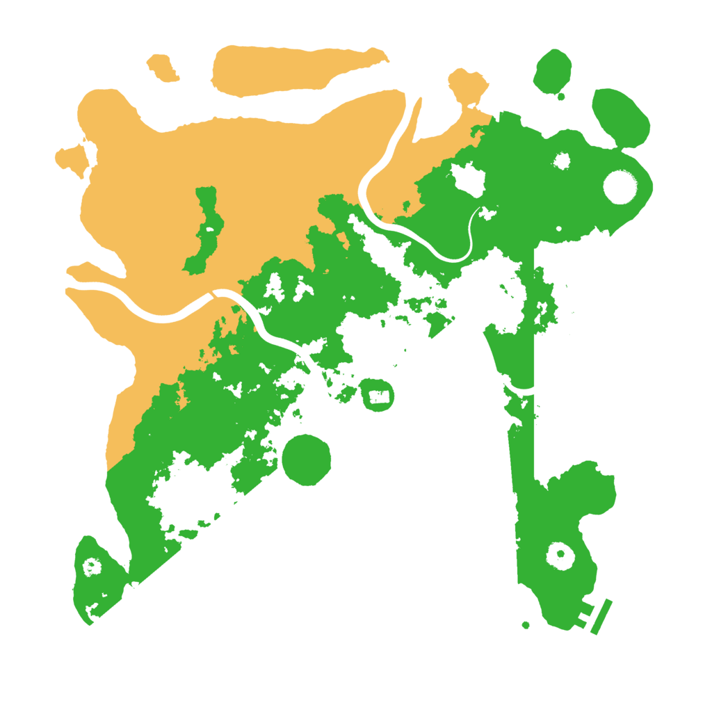 Biome Rust Map: Procedural Map, Size: 3850, Seed: 2069722471