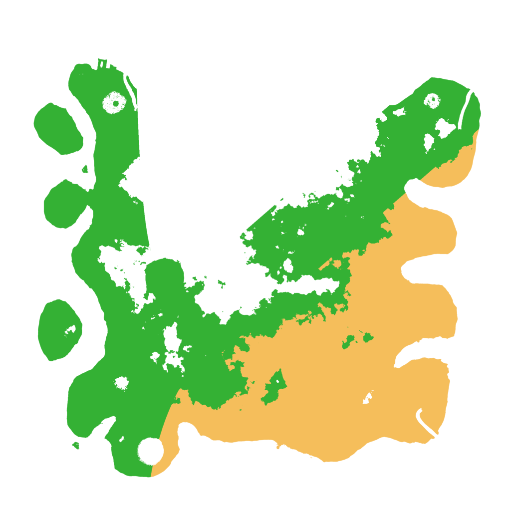 Biome Rust Map: Procedural Map, Size: 3500, Seed: 501038125