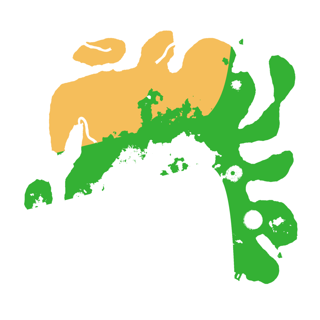 Biome Rust Map: Procedural Map, Size: 3000, Seed: 128017701