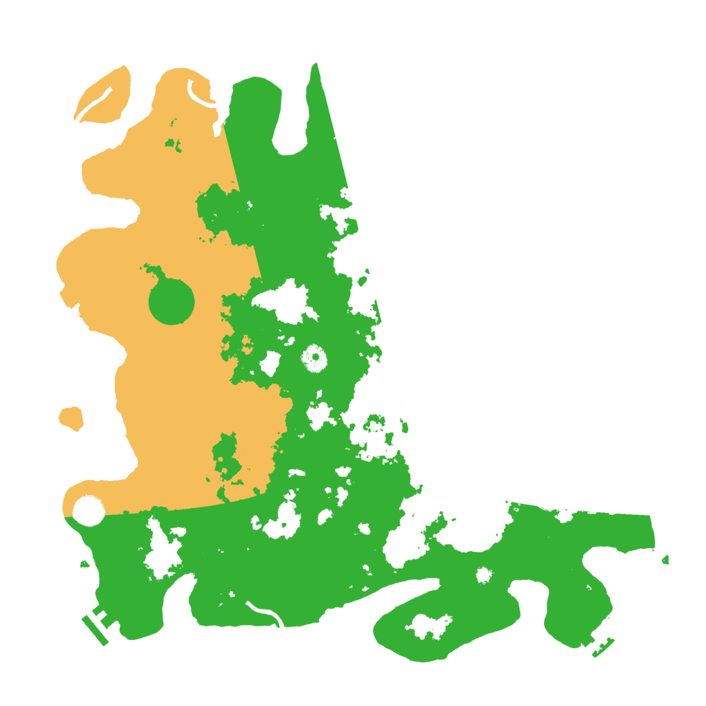 Biome Rust Map: Procedural Map, Size: 4050, Seed: 121212121