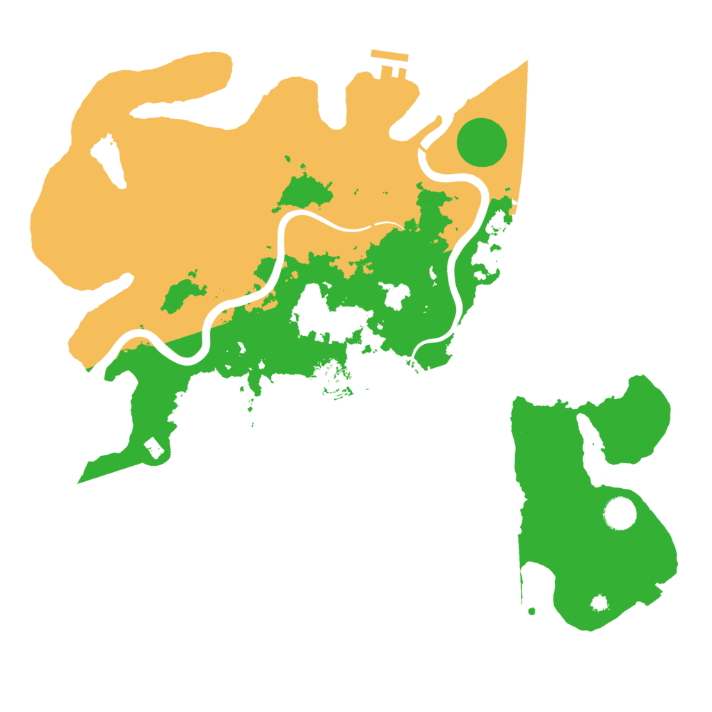Biome Rust Map: Procedural Map, Size: 3850, Seed: 1236478018