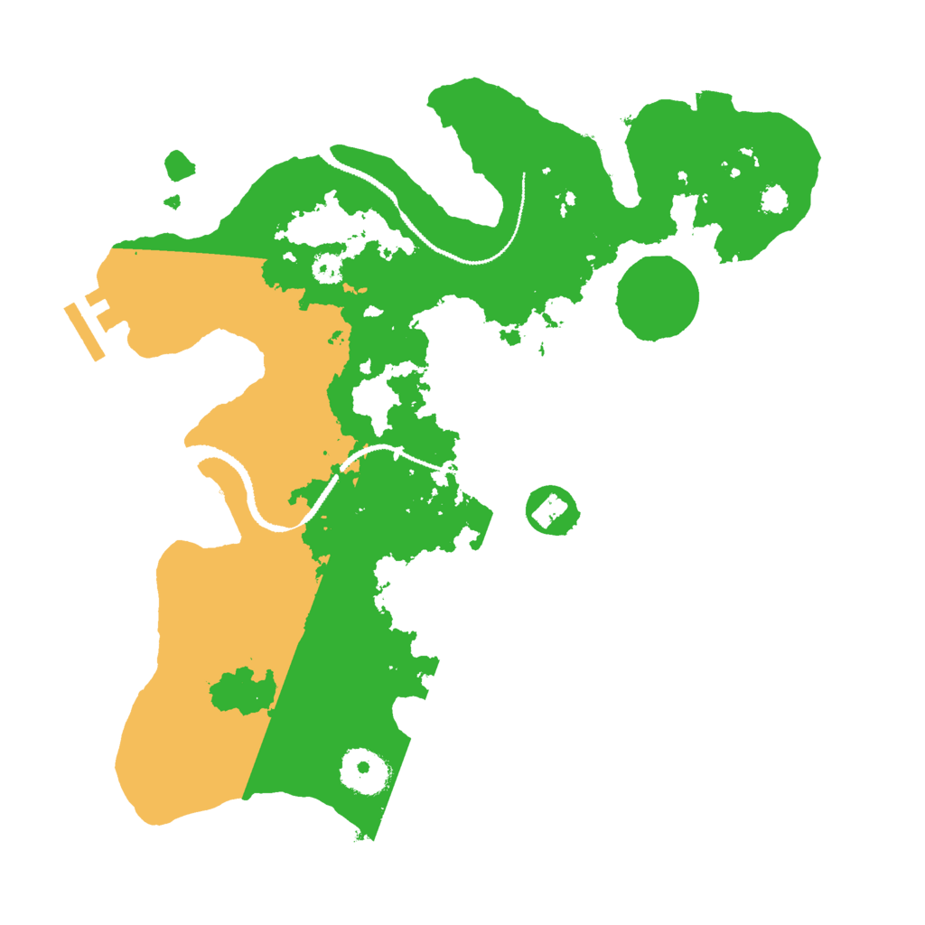 Biome Rust Map: Procedural Map, Size: 3000, Seed: 2132009731