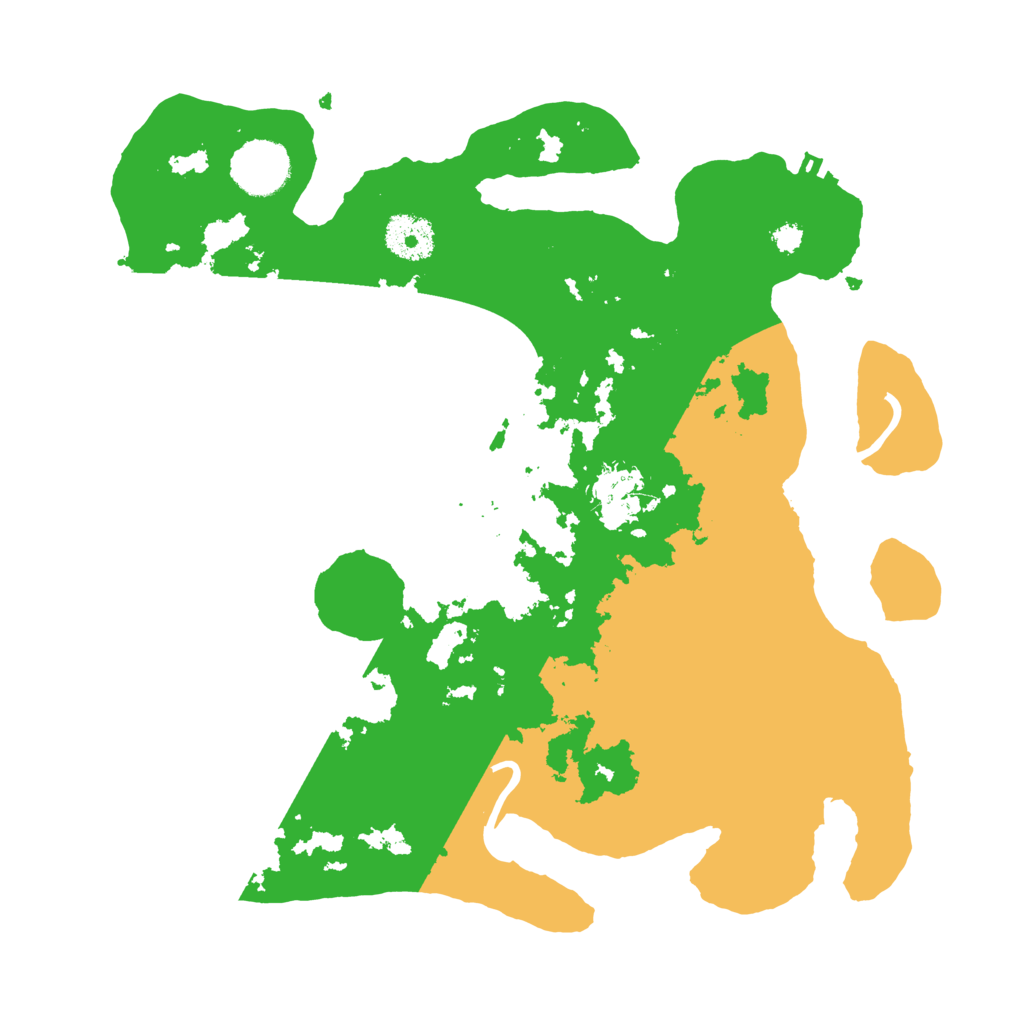 Biome Rust Map: Procedural Map, Size: 3250, Seed: 1234040