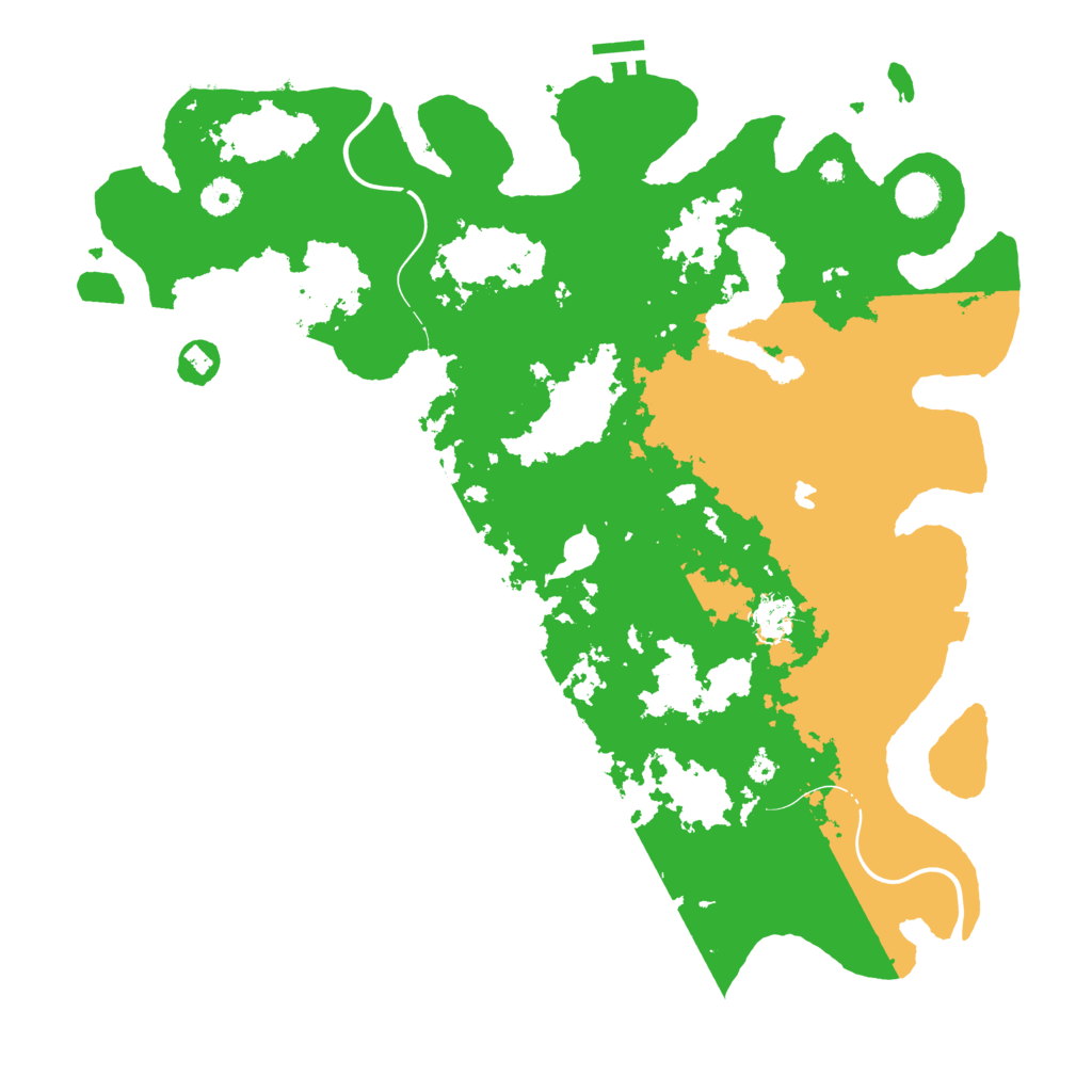 Biome Rust Map: Procedural Map, Size: 4250, Seed: 3146