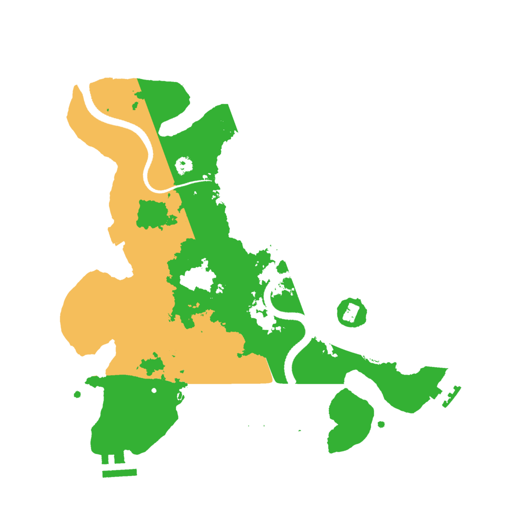 Biome Rust Map: Procedural Map, Size: 3010, Seed: 54621