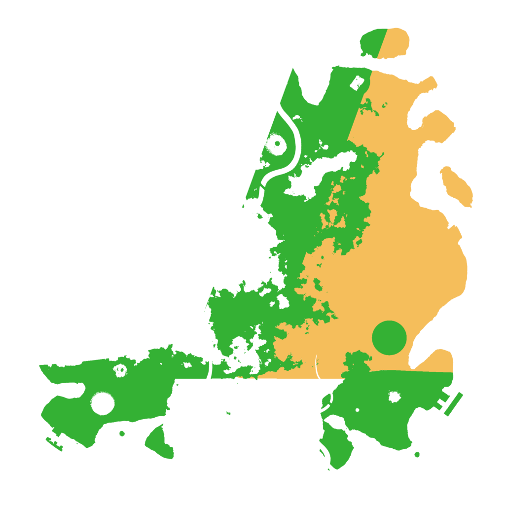 Biome Rust Map: Procedural Map, Size: 3850, Seed: 5674458