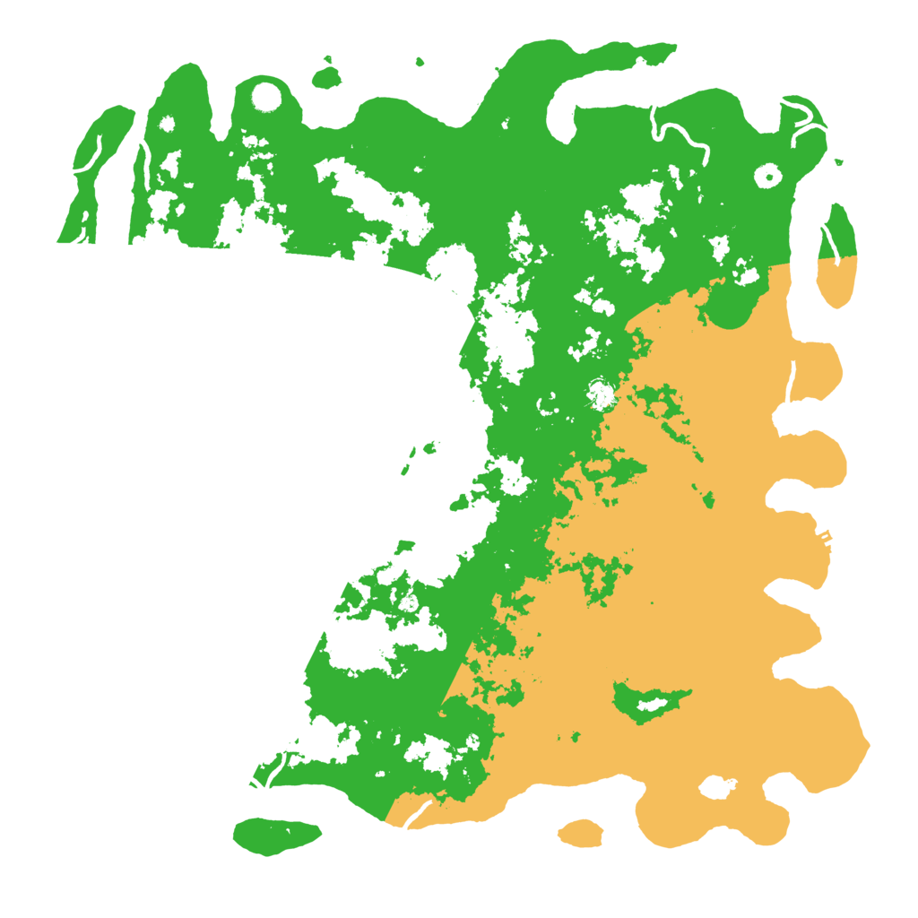 Biome Rust Map: Procedural Map, Size: 5500, Seed: 25000